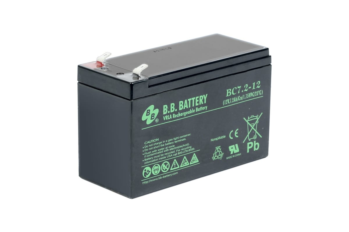 Батарея акумуляторна ВВ ВATTERY BC 7,2-12 (1042424)